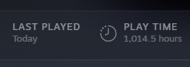 Cropped screenshot of the Steam launcher showing I last played Marvel Snap today and have 1014.5 hours in the game till date.